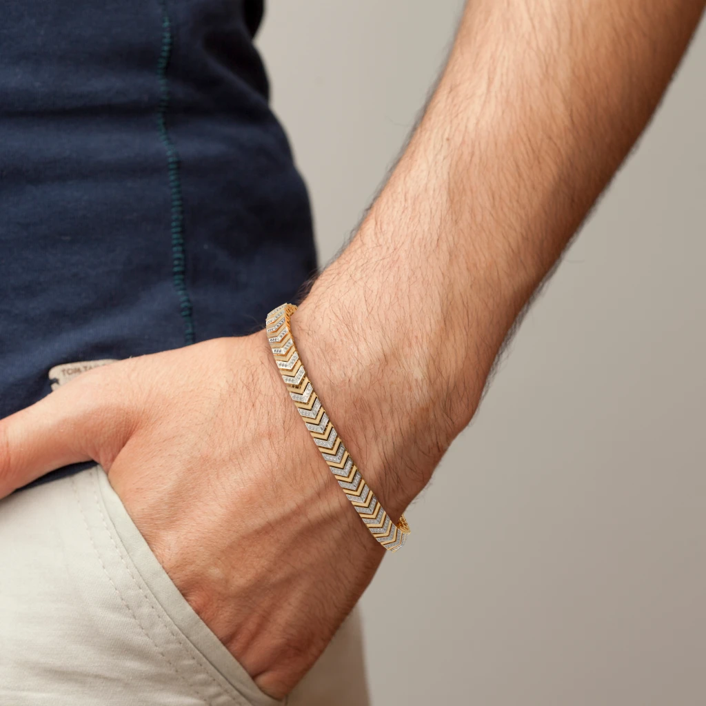 Men’s Chevron Luxe Bracelet